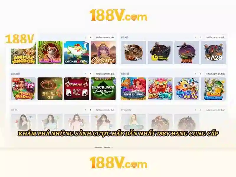 Trải nghiệm slot đỉnh cao tại 188V